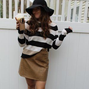 Striped Aqua sweater